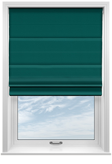 Sunningdale, Peacock - Roman Blind